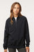Adidas A706 Womens 1/4 Zip Jacket Black Model Front