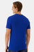 Hanes 4873 Mens Cool Dri Cotton Touch Short Sleeve Crewneck T-Shirt Athletic Royal Blue Model Back