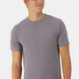 Hanes Mens Cool Dri Moisture Wicking Cotton Touch Short Sleeve Crewneck T-Shirt - Graphite Grey - New
