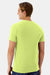 Hanes 4873 Mens Cool Dri Cotton Touch Short Sleeve Crewneck T-Shirt Safety Green Model Back