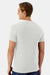 Hanes 4873 Mens Cool Dri Cotton Touch Short Sleeve Crewneck T-Shirt White Model Back