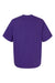 Hanes 5180R Mens Beefy-T Retro Street Short Sleeve Crewneck T-Shirt Athletic Purple Flat Back