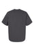 Hanes 5180R Mens Beefy-T Retro Street Short Sleeve Crewneck T-Shirt Smoke Grey Flat Back