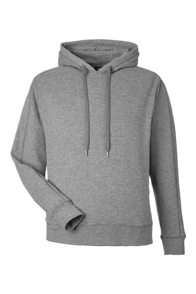J America 8740 Mens Electric Fleece Hooded Sweatshirt Hoodie w/ Pockets Electric Slate Grey Flat Front