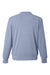 J America 8761 Mens Element Fleece Crewneck Sweatshirt Navy Blue Flat Back