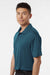 AllPro 41800 Mens Pro Lock Performance Short Sleeve Polo Shirt Atlantic Blue Model Side
