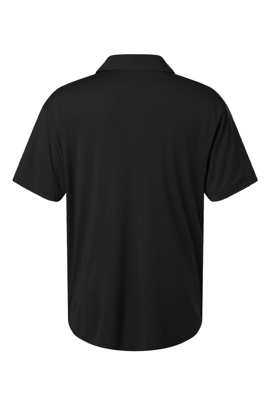 AllPro 41800 Mens Pro Lock Performance Short Sleeve Polo Shirt Black Flat Back