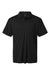 AllPro 41800 Mens Pro Lock Performance Short Sleeve Polo Shirt Black Flat Front