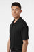 AllPro 41800 Mens Pro Lock Performance Short Sleeve Polo Shirt Black Model Side