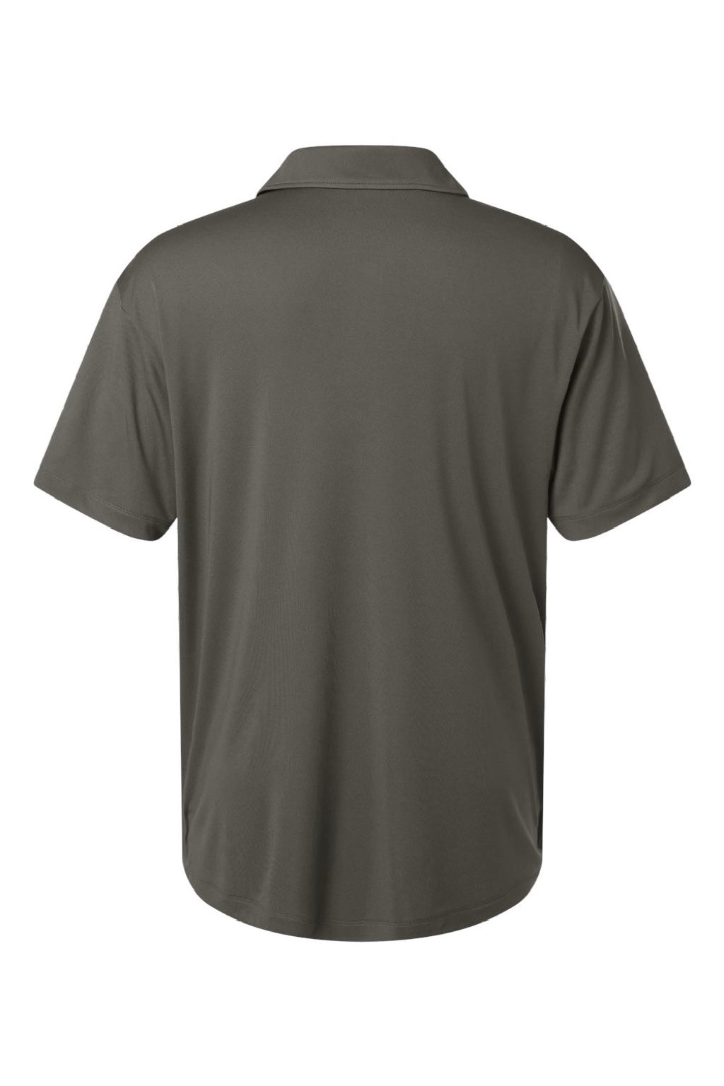 AllPro 41800 Mens Pro Lock Performance Short Sleeve Polo Shirt Charcoal Grey Flat Back