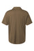 AllPro 41800 Mens Pro Lock Performance Short Sleeve Polo Shirt Cigar Brown Flat Back