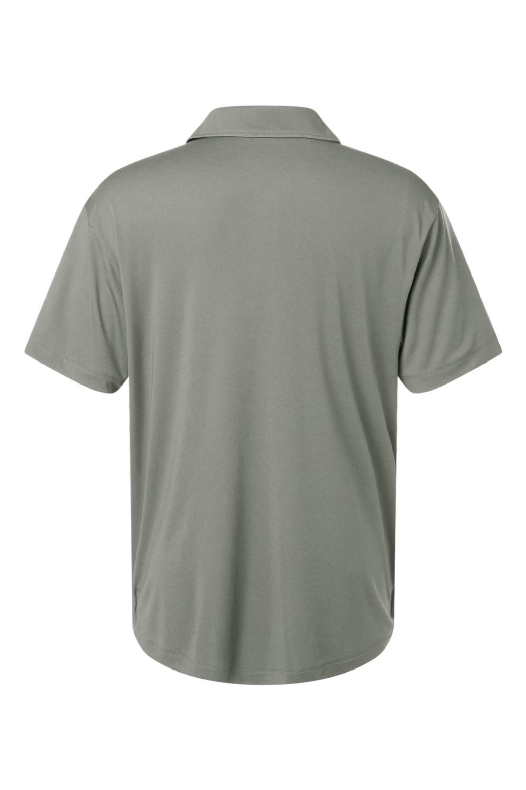 AllPro 41800 Mens Pro Lock Performance Short Sleeve Polo Shirt Greystone Flat Back