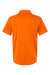 AllPro 41800 Mens Pro Lock Performance Short Sleeve Polo Shirt Neon Orange Flat Back