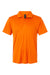 AllPro 41800 Mens Pro Lock Performance Short Sleeve Polo Shirt Neon Orange Flat Front