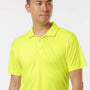 AllPro Mens Pro Lock Performance Moisture Wicking Short Sleeve Polo Shirt - Neon Yellow - Coming Soon