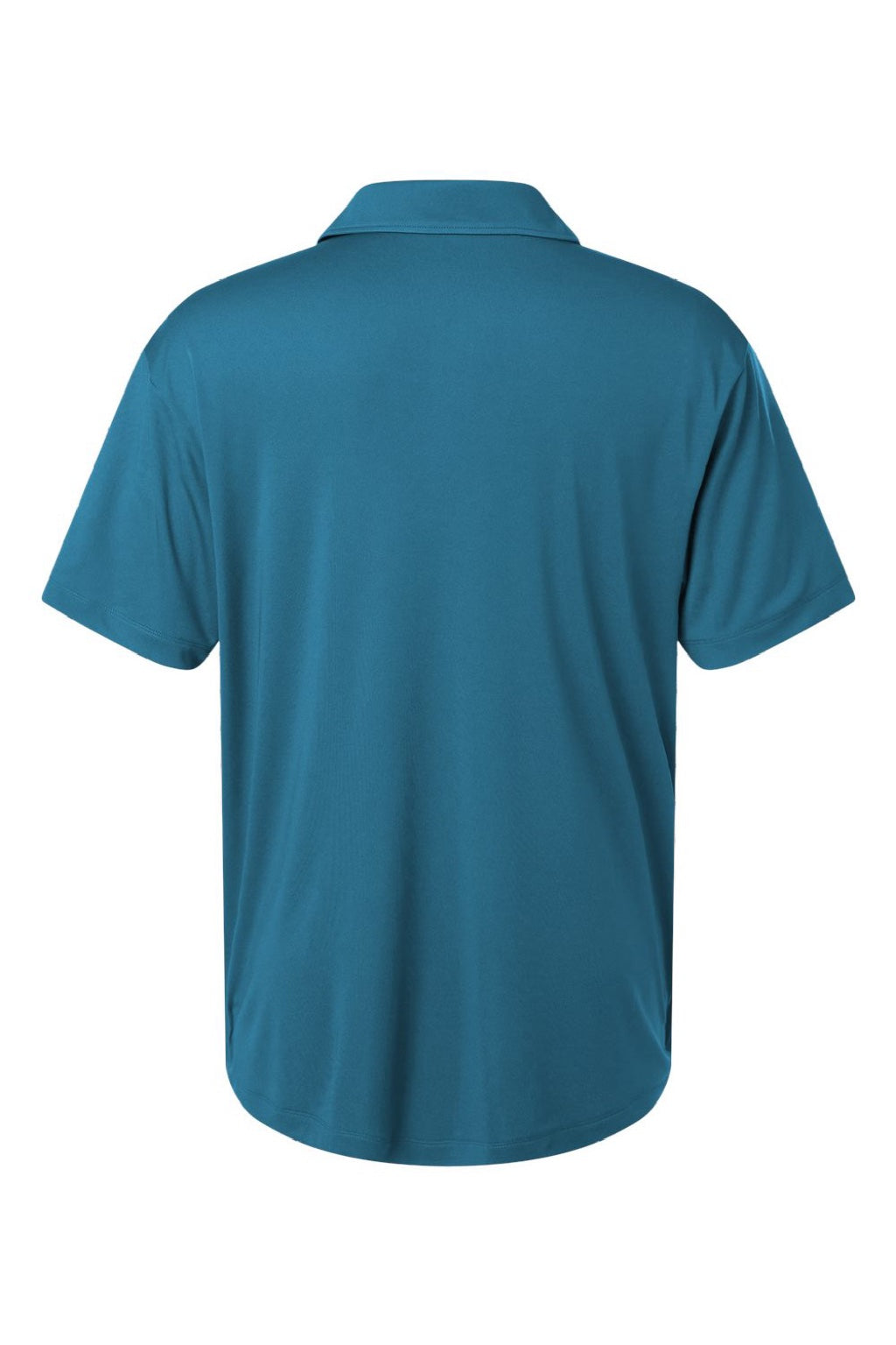 AllPro 41800 Mens Pro Lock Performance Short Sleeve Polo Shirt Pacific Blue Flat Back