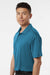 AllPro 41800 Mens Pro Lock Performance Short Sleeve Polo Shirt Pacific Blue Model Side