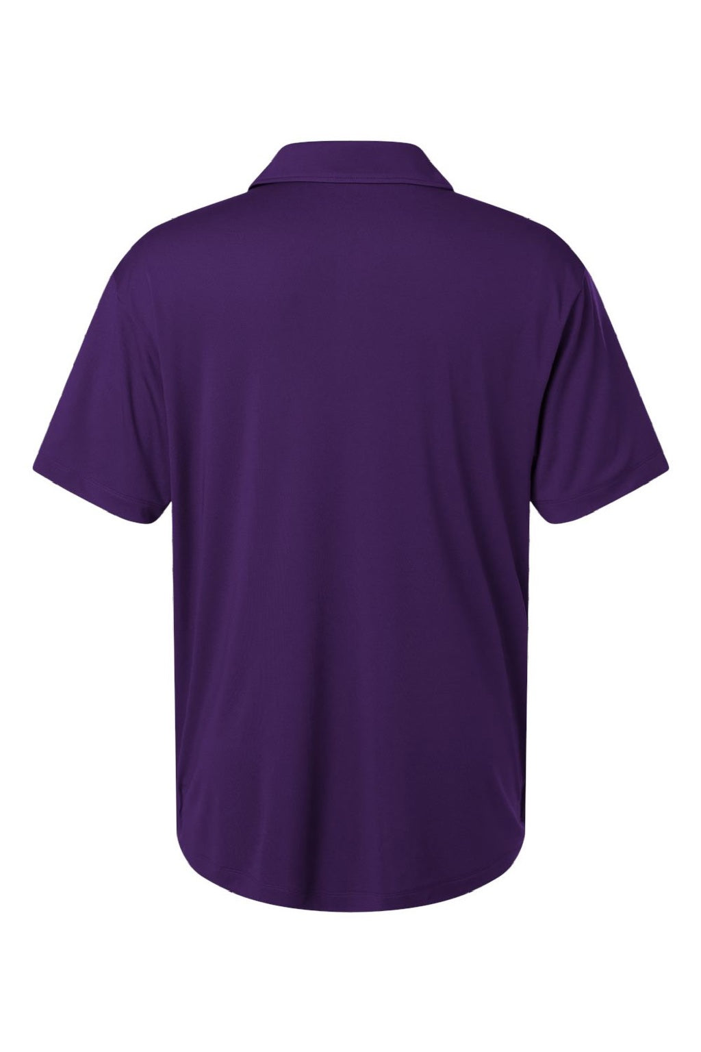 AllPro 41800 Mens Pro Lock Performance Short Sleeve Polo Shirt Purple Flat Back