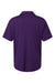 AllPro 41800 Mens Pro Lock Performance Short Sleeve Polo Shirt Purple Flat Back