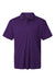 AllPro 41800 Mens Pro Lock Performance Short Sleeve Polo Shirt Purple Flat Front