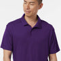 AllPro Mens Pro Lock Performance Moisture Wicking Short Sleeve Polo Shirt - Purple - Coming Soon