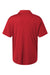 AllPro 41800 Mens Pro Lock Performance Short Sleeve Polo Shirt Red Flat Back