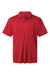 AllPro 41800 Mens Pro Lock Performance Short Sleeve Polo Shirt Red Flat Front