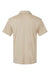AllPro 41800 Mens Pro Lock Performance Short Sleeve Polo Shirt Sand Brown Flat Back