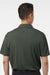 AllPro 41800 Mens Pro Lock Performance Short Sleeve Polo Shirt Smoke Grey Model Back