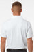 AllPro 41800 Mens Pro Lock Performance Short Sleeve Polo Shirt White Model Back