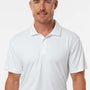 AllPro Mens Pro Lock Performance Moisture Wicking Short Sleeve Polo Shirt - White - Coming Soon