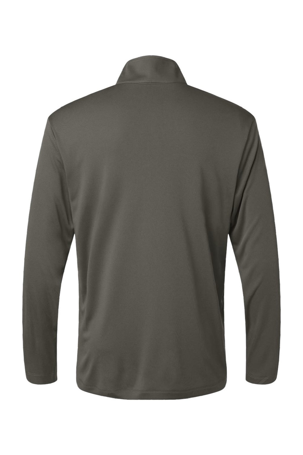 AllPro 41870 Mens Pro Lock Performance 1/4 Zip Sweatshirt Charcoal Grey Flat Back