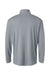 AllPro 41870 Mens Pro Lock Performance 1/4 Zip Sweatshirt Heather Steel Grey Flat Back