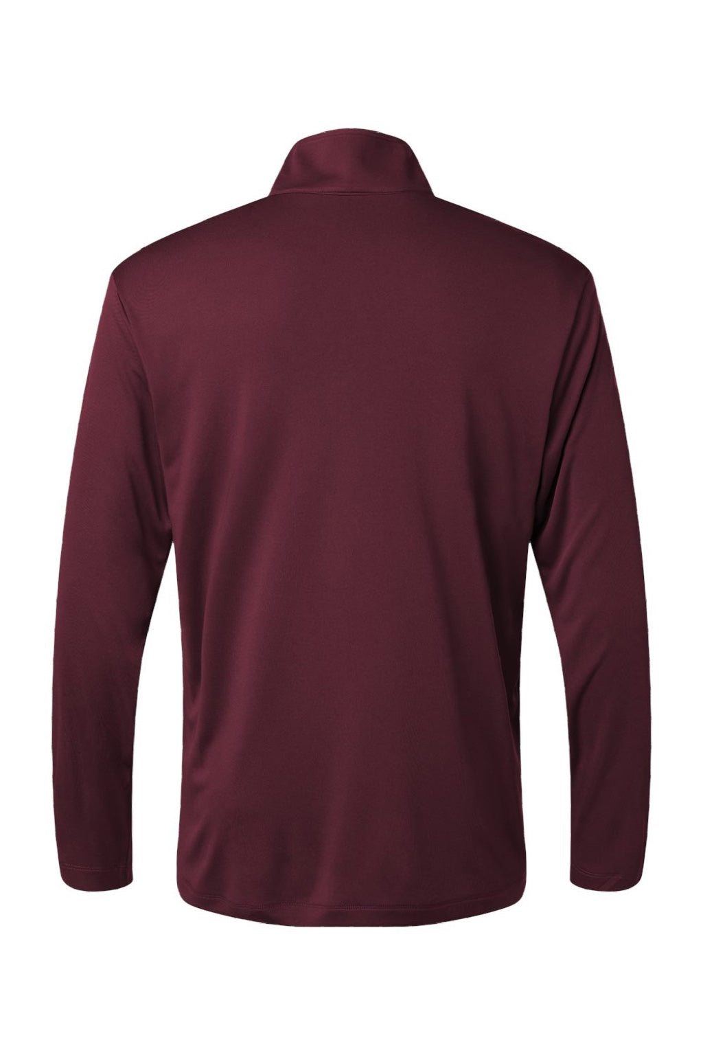 AllPro 41870 Mens Pro Lock Performance 1/4 Zip Sweatshirt Maroon Flat Back