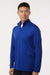 AllPro 41870 Mens Pro Lock Performance 1/4 Zip Sweatshirt Royal Blue Model Side