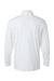 AllPro 41870 Mens Pro Lock Performance 1/4 Zip Sweatshirt White Flat Back