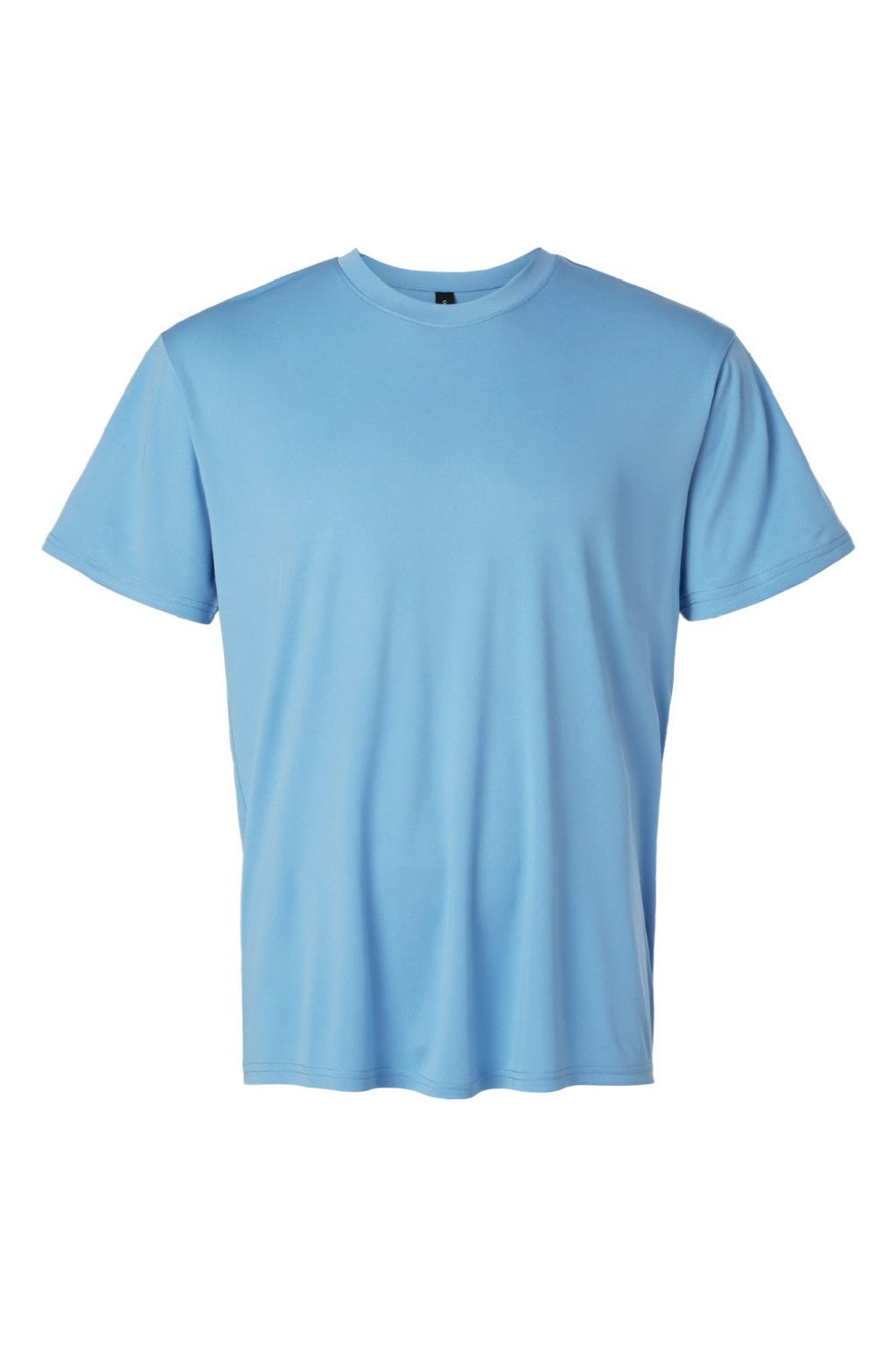 AllPro 48000 Mens Pro Lock Performance Short Sleeve Crewneck T-Shirt Carolina Blue Flat Front