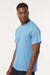 AllPro 48000 Mens Pro Lock Performance Short Sleeve Crewneck T-Shirt Carolina Blue Model Side