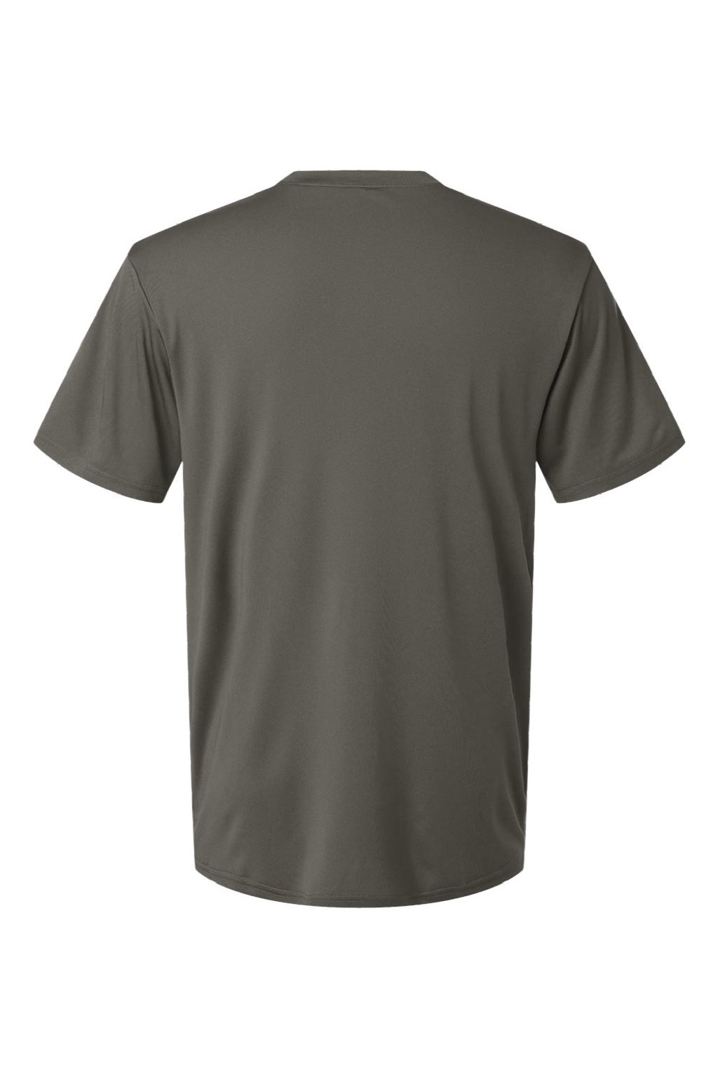 AllPro 48000 Mens Pro Lock Performance Short Sleeve Crewneck T-Shirt Charcoal Grey Flat Back