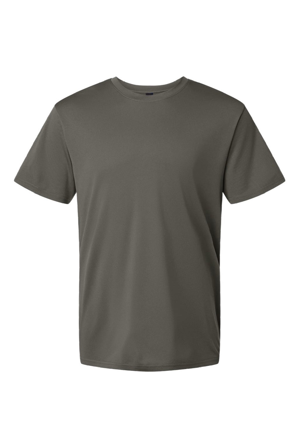 AllPro 48000 Mens Pro Lock Performance Short Sleeve Crewneck T-Shirt Charcoal Grey Flat Front