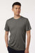 AllPro 48000 Mens Pro Lock Performance Short Sleeve Crewneck T-Shirt Charcoal Grey Model Front