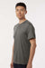 AllPro 48000 Mens Pro Lock Performance Short Sleeve Crewneck T-Shirt Charcoal Grey Model Side