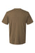 AllPro 48000 Mens Pro Lock Performance Short Sleeve Crewneck T-Shirt Cigar Brown Flat Back