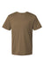 AllPro 48000 Mens Pro Lock Performance Short Sleeve Crewneck T-Shirt Cigar Brown Flat Front