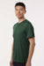AllPro 48000 Mens Pro Lock Performance Short Sleeve Crewneck T-Shirt Forest Green Model Side