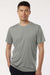 AllPro 48000 Mens Pro Lock Performance Short Sleeve Crewneck T-Shirt Greystone Model Front