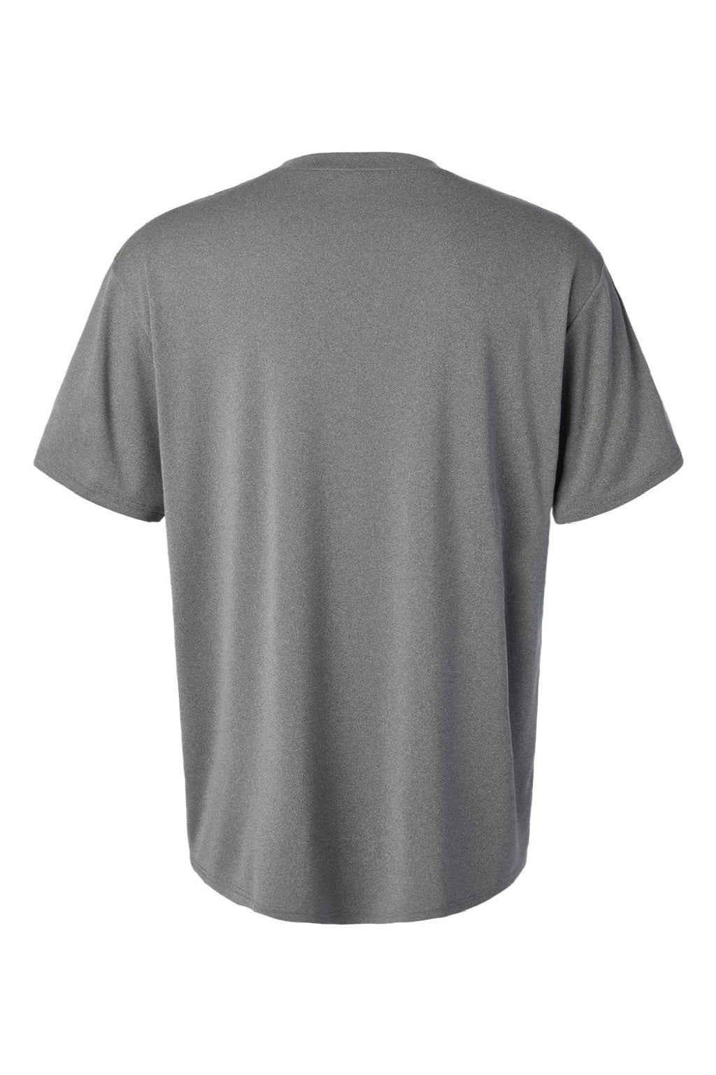 AllPro 48000 Mens Pro Lock Performance Short Sleeve Crewneck T-Shirt Heather Granite Grey Flat Back