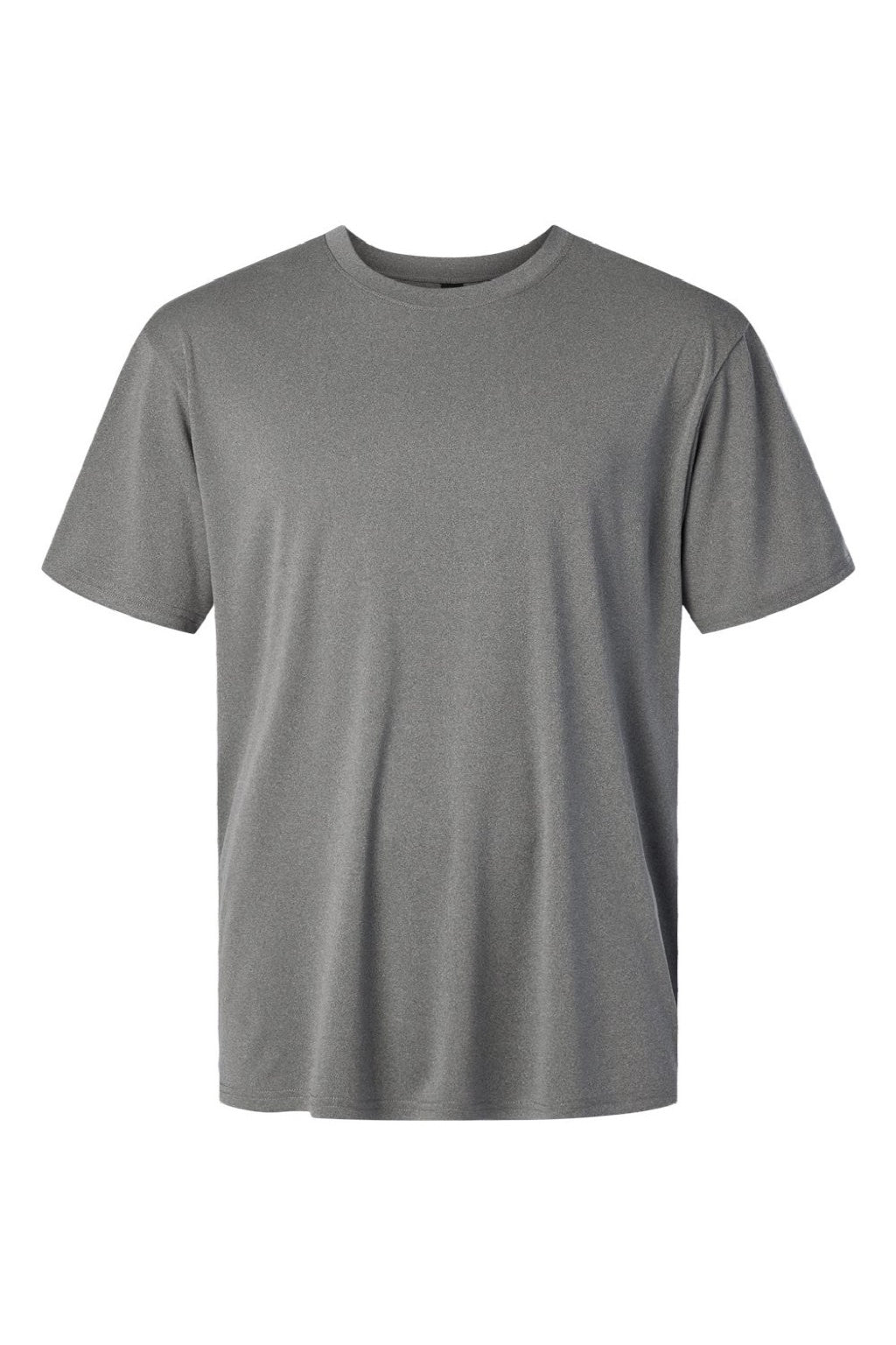 AllPro 48000 Mens Pro Lock Performance Short Sleeve Crewneck T-Shirt Heather Granite Grey Flat Front