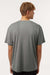 AllPro 48000 Mens Pro Lock Performance Short Sleeve Crewneck T-Shirt Heather Granite Grey Model Back