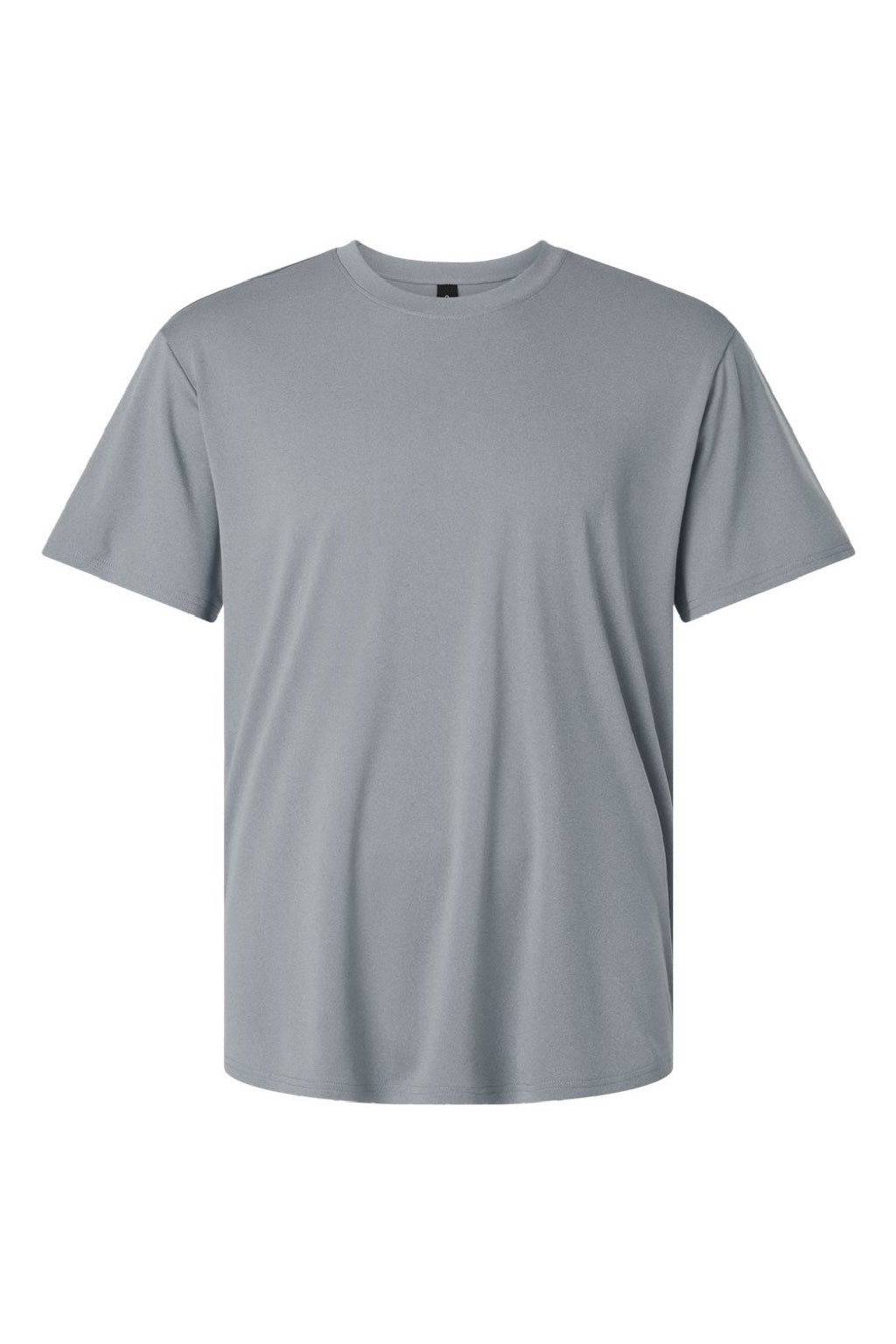 AllPro 48000 Mens Pro Lock Performance Short Sleeve Crewneck T-Shirt Heather Steel Grey Flat Front